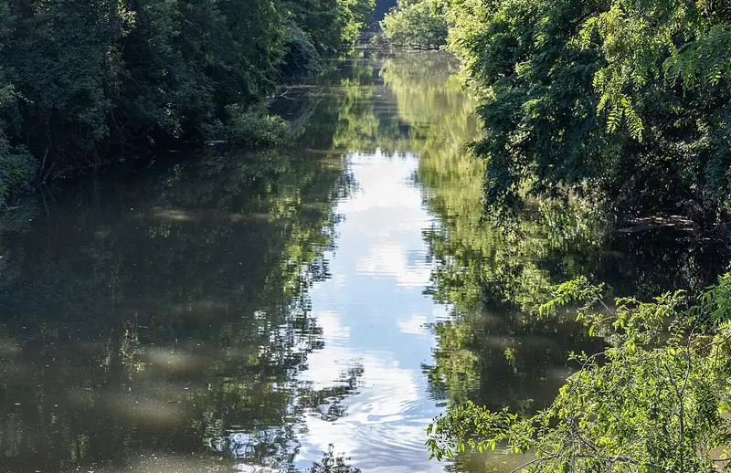 Turkey Creek seen from Malden Road in LaSalle