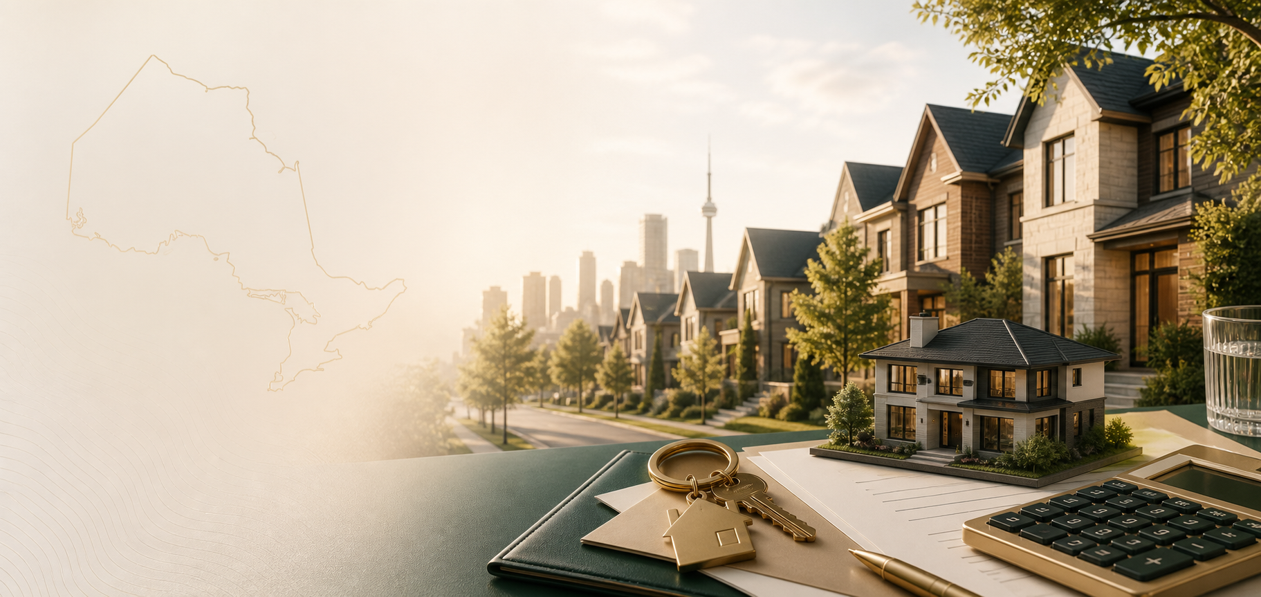 Ontario home and mortgage planning illustration